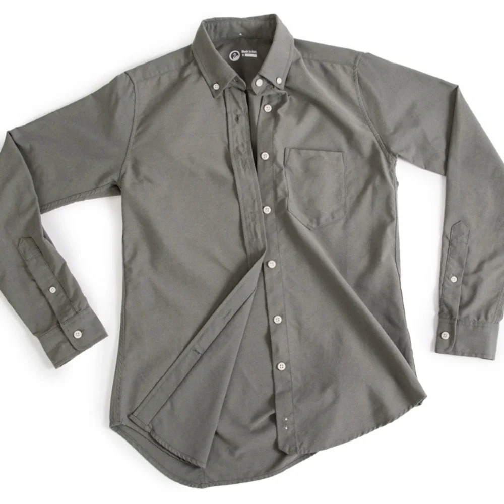 Outlier Women’s Air Forged Oxford Button-Down Shirt in small - Picture 2 of 12